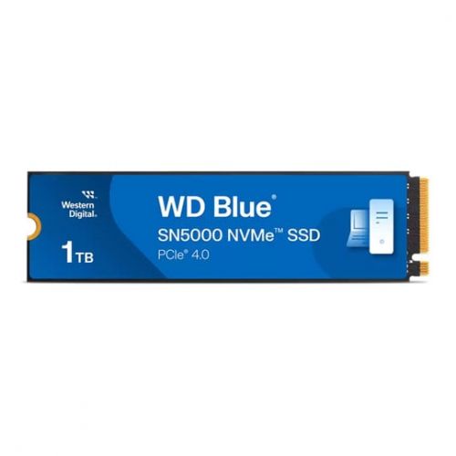 голяма снимка на WD Blue SN5000 NVMe M.2 2280 1TB PCIe WDS100T4B0E-00CNZ0