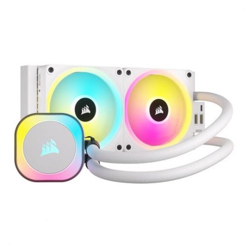 голяма снимка на CORSAIR iCUE LINK H100i RGB White AIO CW-9061005-WW