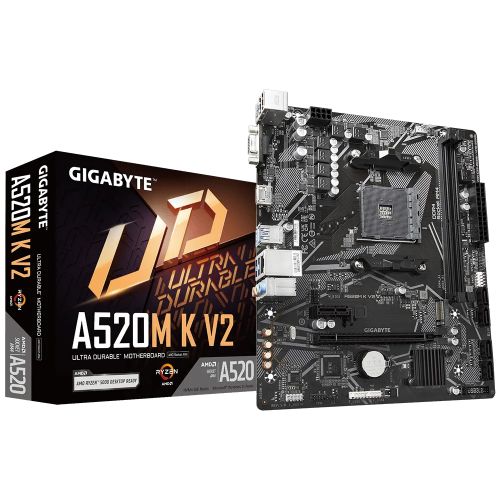 голяма снимка на Gigabyte A520M K V2 AM4