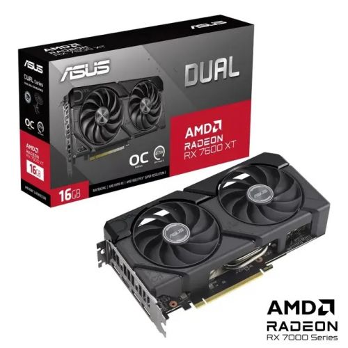 голяма снимка на ASUS Dual RX 7600XT OC Edition 16GB