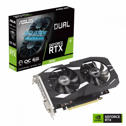 голяма снимка на ASUS Dual RTX 3050 OC 6GB