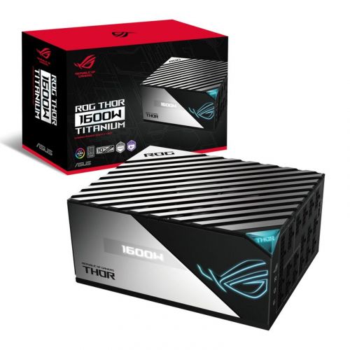 голяма снимка на ASUS ROG THOR 1600T GAMING  power supply 1600 Watt 90YE00K0-B0NA00