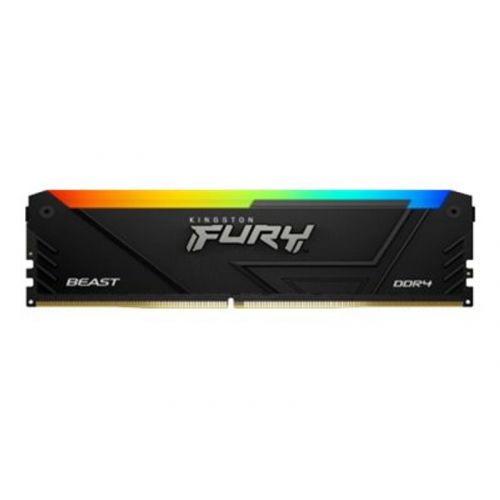 голяма снимка на Kingston RAM FURY Beast RGB 2x16 GB DDR4 3200 DIMM CL16 KF432C16BB2AK2/32