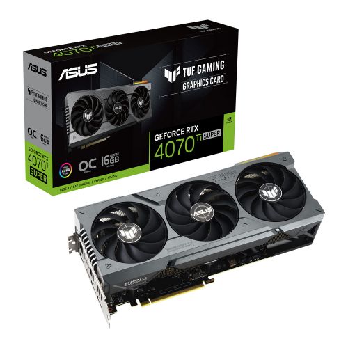 голяма снимка на ASUS TUF RTX 4070 TI SUPER OC 16GB GAMING