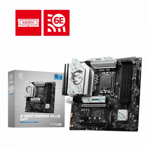 голяма снимка на MSI B760M GAMING PLUS WIFI LGA1700