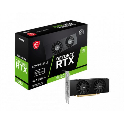 голяма снимка на MSI RTX 3050 LP 6GB OC