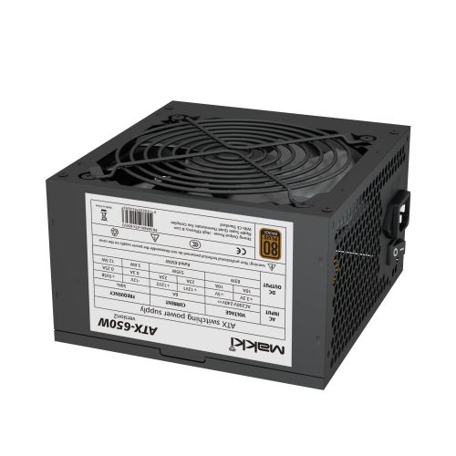 голяма снимка на Makki PSU 650W Bronze Version 2 MAKKI-ATX-650V2