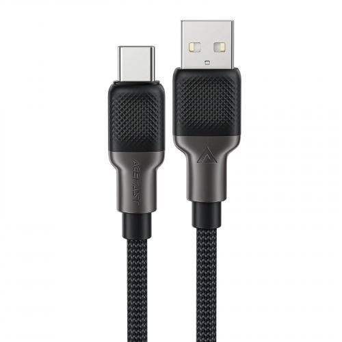 голяма снимка на Acefast USB-A to USB-C Cable 3A 1.2m C10-04 Black