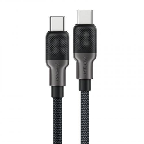 голяма снимка на Acefast USB-C to USB-C Cable 60W Silicone braid 1.2m C10-03 Black