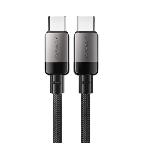 голяма снимка на Acefast USB-C to USB-C Cable 60W Nylon Braided 1.20m C9-03 Black