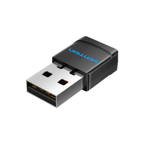 голяма снимка на Vention WiFi USB adapter Dual Band 433Mbps Black KDSB0