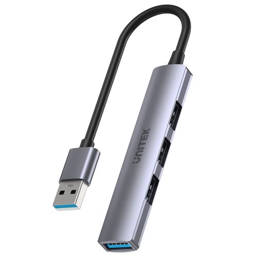 голяма снимка на Unitek USB3.0 2.0 HUB 4 port uHUB Q4 USB-A input USB3.0 x 1 USB2.0 x 3 H1208A