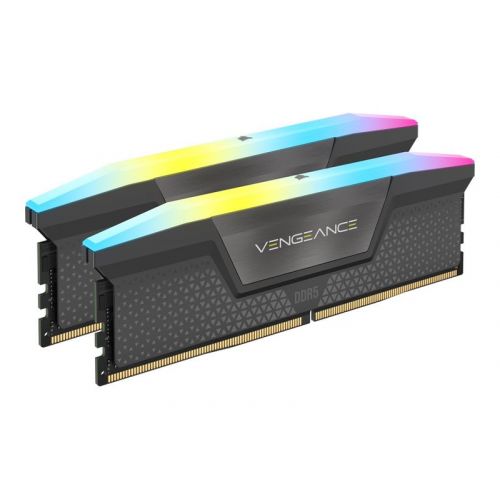 голяма снимка на CORSAIR RAM Vengeance RGB 96 GB 2x48 GB DDR5 6800 DIMM CL40 CMH96GX5M2B6800C40