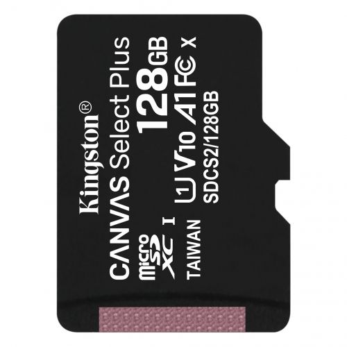 голяма снимка на 128GB SDMIC KINGST SEL+W/O  SDCS2/128GBSP
