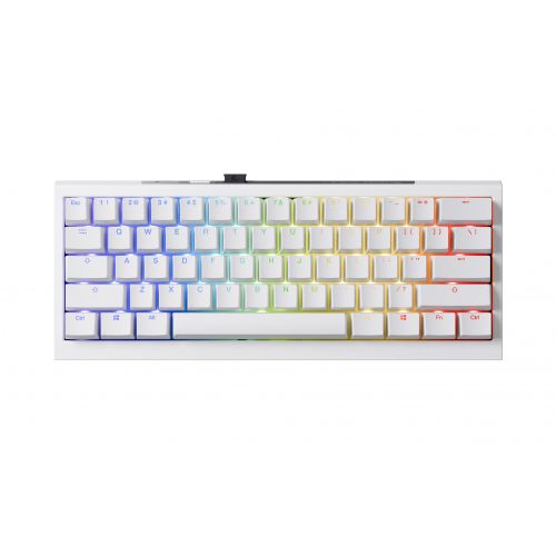 голяма снимка на Ducky Professional Gaming Mechanical Keyboard One X Mini Wireless White Ducky AI Switches
