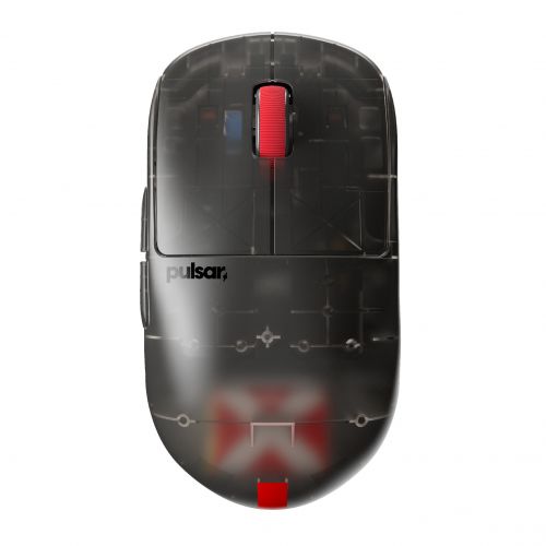 голяма снимка на Pulsar Proffesional Wireless Gaming Mouse X2H Medium Clear Black PX2H2CB