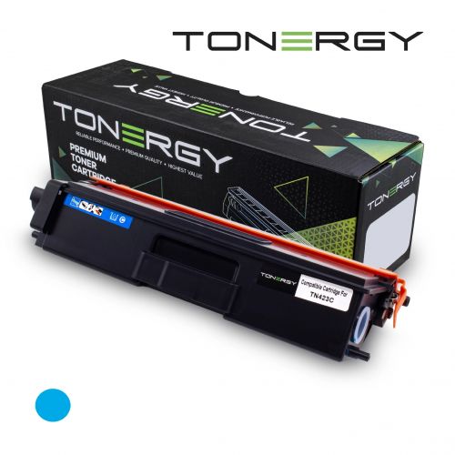 голяма снимка на Tonergy Compatible Toner Cartridge BROTHER TN423C Cyan High Capacity 4k