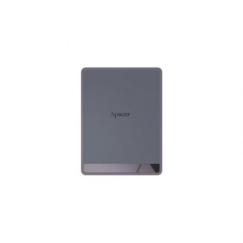 голяма снимка на Apacer Portable SSD AS724 2TB USB-C 3.2 Gen 2 USB-A 3.2 Gen 1 Military-Grade Grey