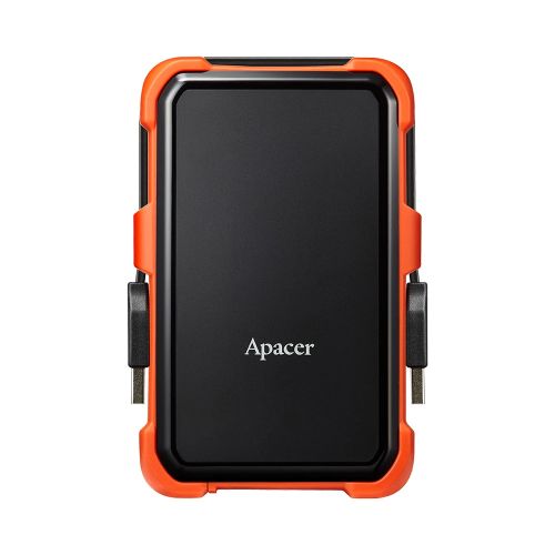 голяма снимка на Apacer Portable Hard Drive AC630 2TB USB 3.2 Gen 1 Military-Grade Shockproof Black
