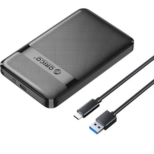 голяма снимка на Orico Storage Case 2.5 inch USB-C 2577C3-V1-BK