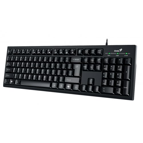 голяма снимка на Genius Smart Keyboard KB-100 Black AI BG Layout USB