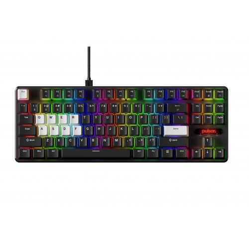 голяма снимка на Pulsar Professional Gaming Mechanical Keyboard PCMK 2 HE TKL ANSI Black 8K Gateron Magnetic Switches Linear RGB