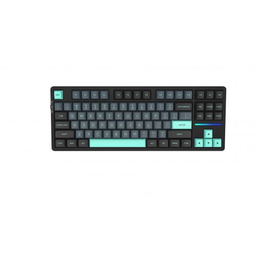 голяма снимка на VGN Wireless Gaming Mechanical Keyboard V87 Caribbean Blue Power Silver Switches Linear