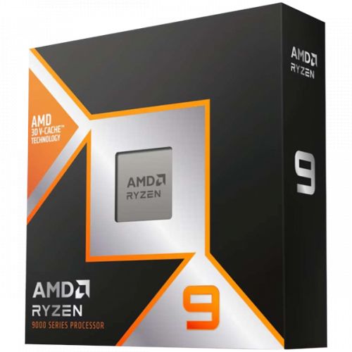 голяма снимка на AMD Ryzen 9 9950X3D 5.7GHz 144MB AM5 box