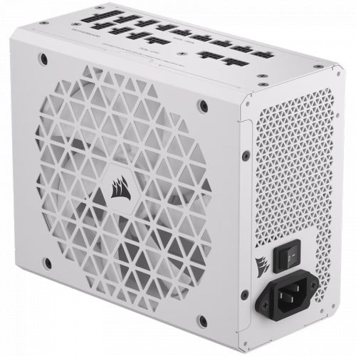 голяма снимка на CORSAIR RMx Shift White Series RM1000x Shift White 1000 Watt 80 PLUS GOLD Fully Modular CP-9020275-EU