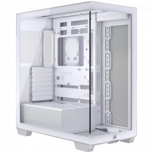 голяма снимка на Corsair 3500X Tempered Glass Mid-Tower White CC-9011277-WW