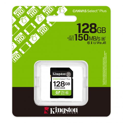 голяма снимка на 128G SD KINGST CANVAS SEL+ G3