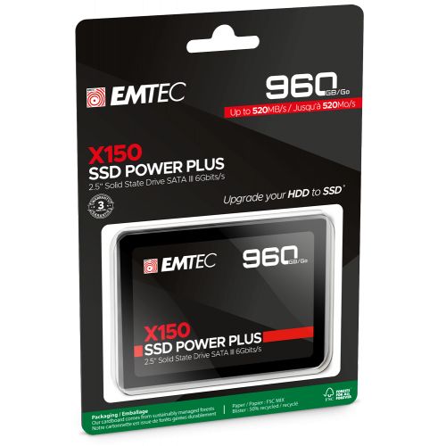 голяма снимка на EMTEC SSD X150 960G 2.5INCH