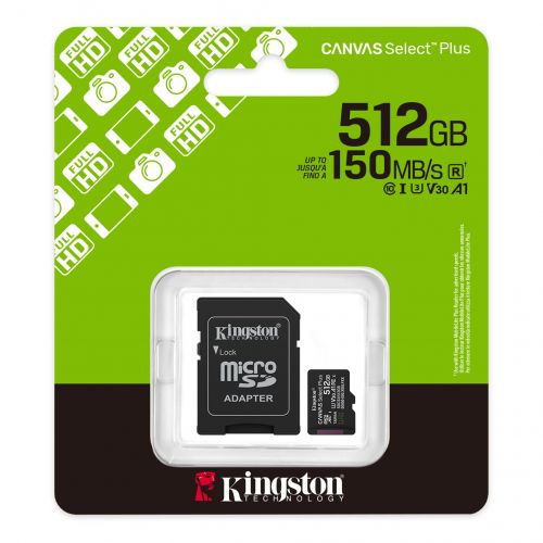 голяма снимка на 512G SDMIC KINGST SDCS3