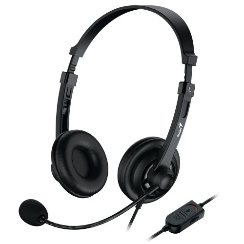 голяма снимка на Genius Headset HS-230U USB Mic Black