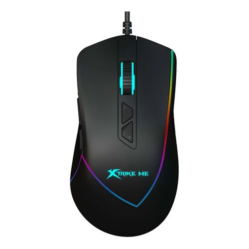 голяма снимка на Xtrike ME Gaming Mouse GM-320 Black 12800dpi RGB