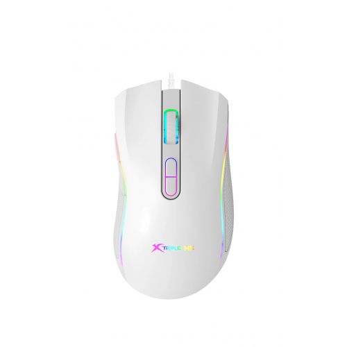 голяма снимка на Xtrike ME Gaming Mouse GM-314 White 7200dpi RGB