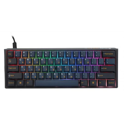 голяма снимка на Ducky Professional Gaming Mechanical Keyboard One 3 Pro Mini Nazca Line 8K Cherry MX2A RGB Red