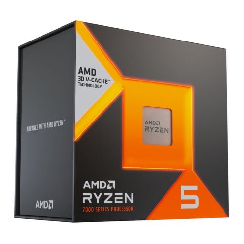 голяма снимка на AMD Ryzen 5 7500X3D 4.5GHz 102MB 65W AM5 box