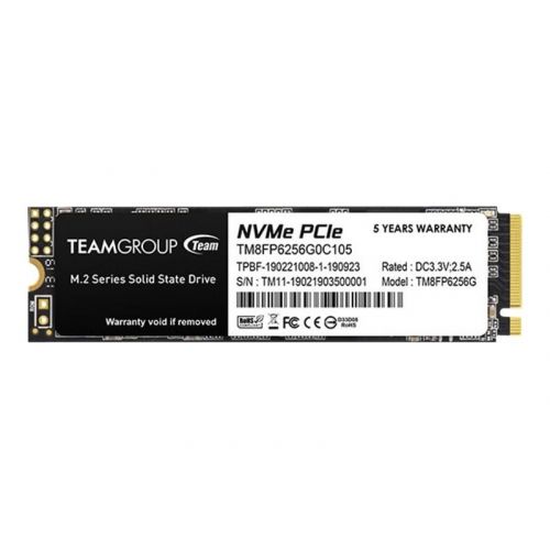 голяма снимка на Team Group SSD MP33 256 GB M.2 2280 PCIe 3.0 x4 NVMe TM8FP6256G0C101