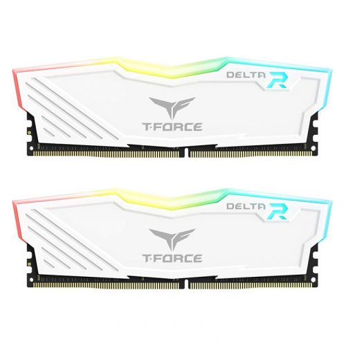 голяма снимка на T-Force DELTA RGB DDR4 kit 16 GB 2 x 8 GB DIMM 288-pin 3200 MHz  PC4-25600 unbuffered TF4D416G3200HC16CDC01
