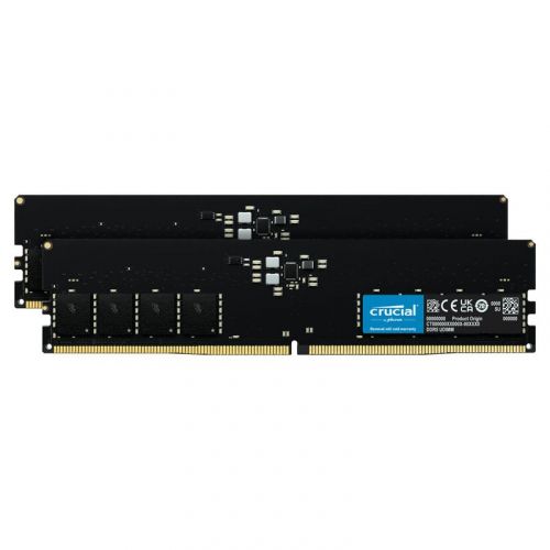 голяма снимка на Crucial RAM 64 GB 2 x 32 GB Kit DDR5 4800 UDIMM CL40 CT2K32G48C40U5