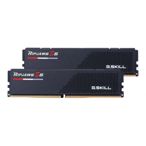 голяма снимка на G.Skill RAM Ripjaws S5 Low Profile 32 GB 2 x 16 GB Kit DDR5 6400 DIMM CL32 F5-6400J3239G16GX2-RS5K