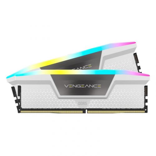 голяма снимка на CORSAIR RAM Vengeance RGB 64 GB 2 x 32 GB Kit DDR5 5200 DIMM CL40 CMH64GX5M2B5200C40W