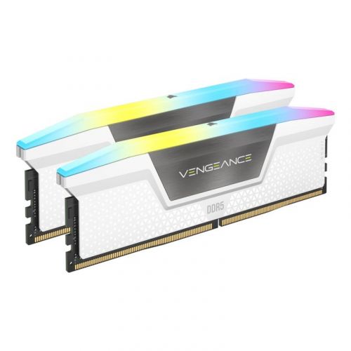 голяма снимка на CORSAIR RAM Vengeance RGB 32 GB 2 x 16 GB Kit DDR5 5600 DIMM CL40 CMH32GX5M2B5600C40W