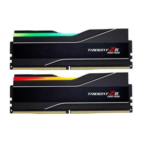 голяма снимка на G.Skill RAM Trident Z5 Neo RGB 32 GB 2 x 16 GB Kit DDR5 6400 DIMM CL32 F5-6400J3239G16GX2-TZ5NR