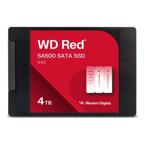 голяма снимка на WD Red SA500 WDS400T2R0A SSD 4 TB SATA 6Gb s WDS400T2R0A-68CKB0