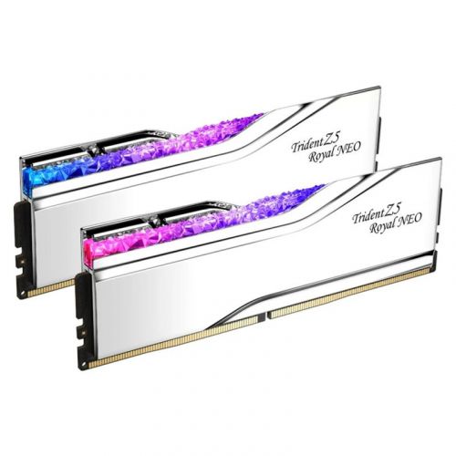 голяма снимка на G.Skill RAM Trident Z5 Royal Neo 32 GB 2x 16 GB Kit DDR5 6400 DIMM CL30 F5-6400J3039G16GX2-TR5NS