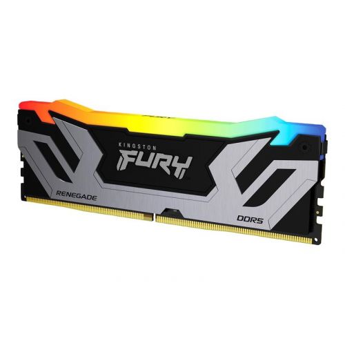 голяма снимка на Kingston FURY Renegade RGB DDR5 module 24 GB DIMM 288-pin 4200 MHz  PC5-67200 unbuffered KF584CU40RSA-24