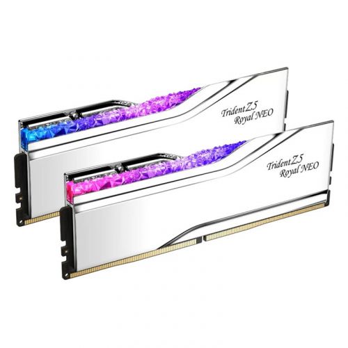 голяма снимка на G.Skill Trident Z5 Royal Neo DDR5 kit 32 GB 2 x 16 GB DIMM 288-pin 3000 MHz  PC5-48000 unbuffered F5-6000J2836G16GX2-TR5NS