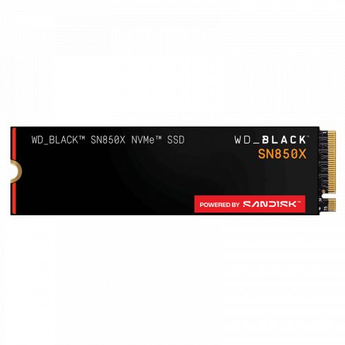 голяма снимка на WD Hard Drive BLACK SN850X WDS400T2X0E 4 TB PCIe 4.0 x4 NVMe black red WDS400T2X0E-00BCA0